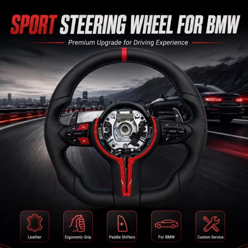 Car Accessories For Steering Wheel - Lenkrad aus Leder für BMW F10