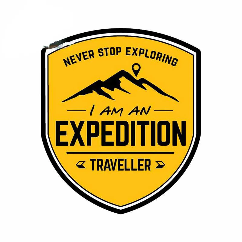 Car Accessories Jdm - 13cm Expeditions-Reise-Autoaufkleber 'Never Stop Exploring' JDM