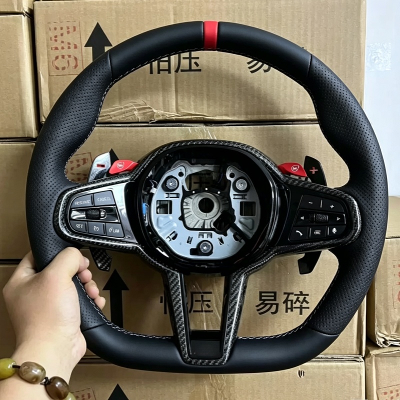 Car Accessories For Steering Wheel - Carbon-Wildleder-Lenkrad für BMW 3er 4er 5er