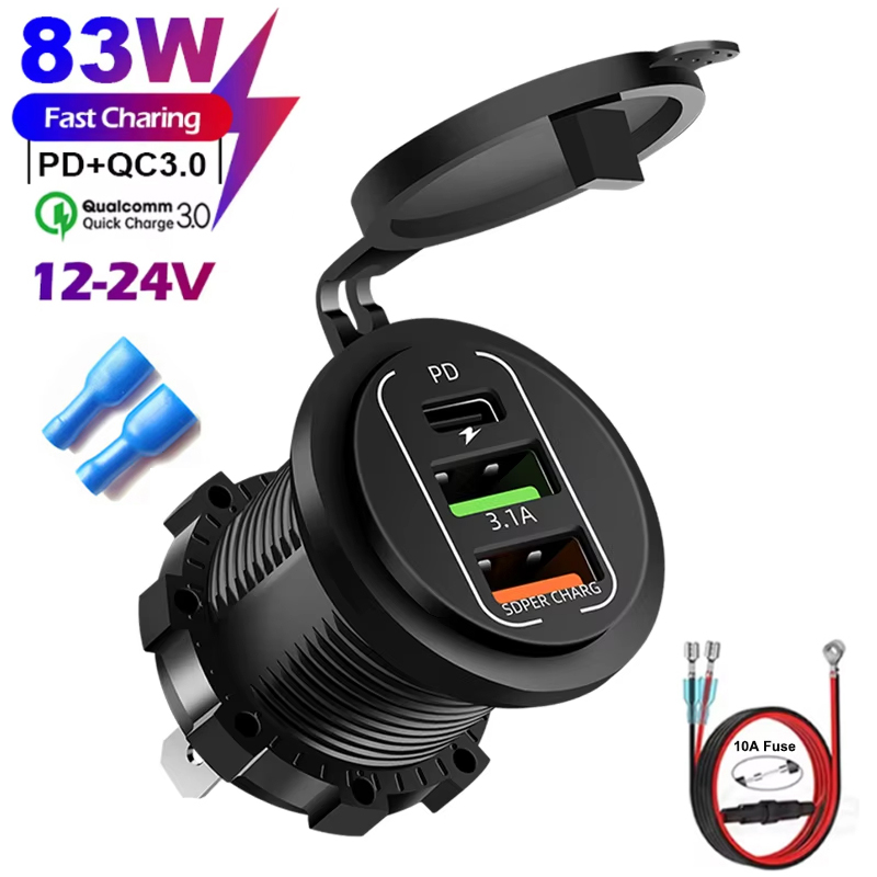 Car Accessories Thailand - 83W Max Telefon Ladegerät Buchse 45W