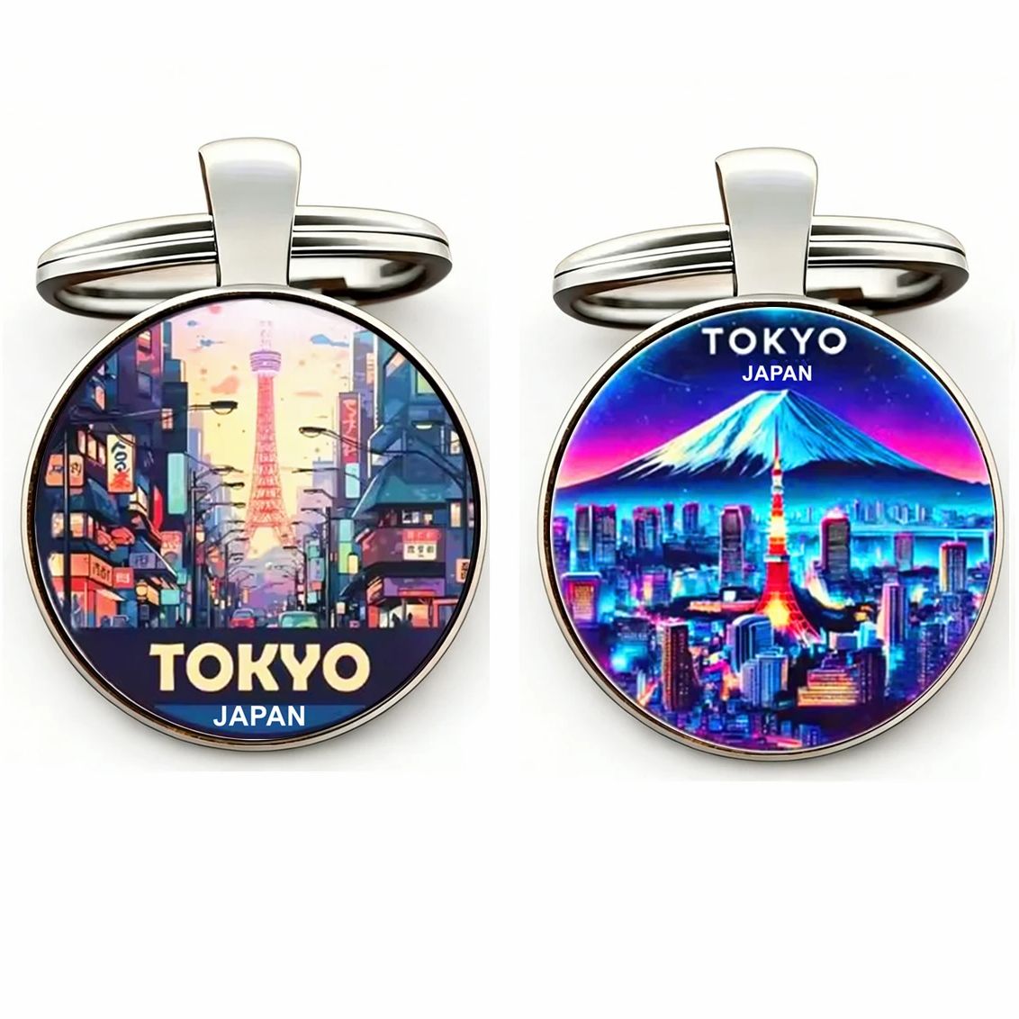 Car Accessories In Tokyo - 1 Stück Tokyo Schlüsselanhänger, Fuji-Turm Schlüsselanhänger,
