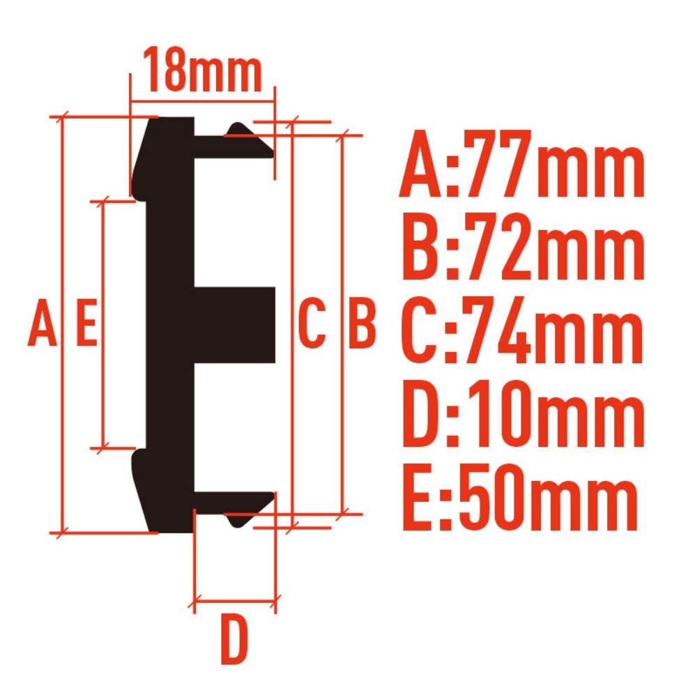 4er-Set 77MM Clips 72MM JDM W  – Car Accessories Jdm Bewertung und Preis