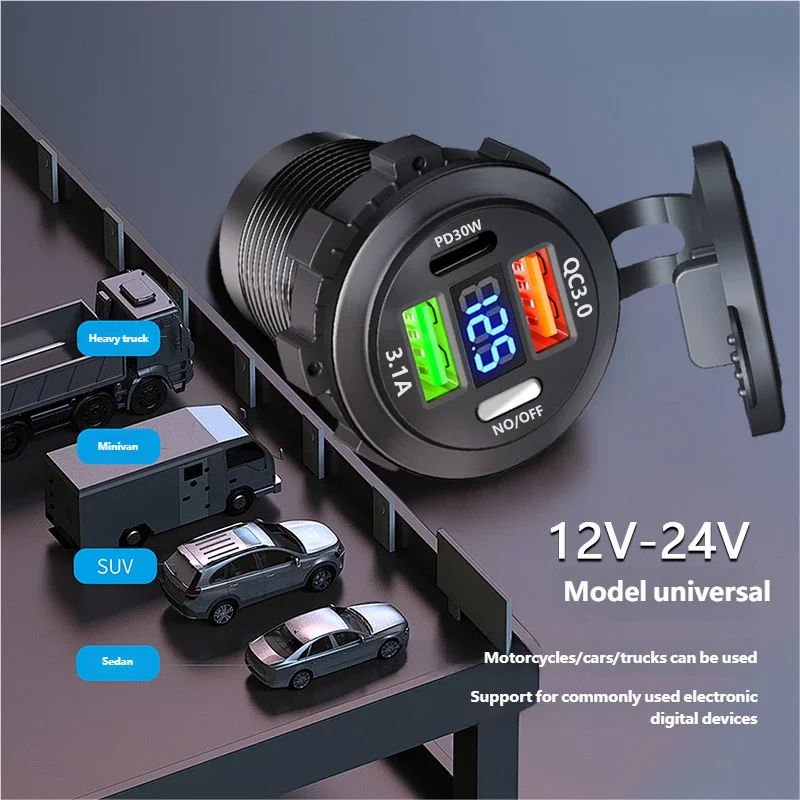 QC 3.0 PD30W Dual-USB-Schnelll – Car Accessories Thailand Bewertung und Preis