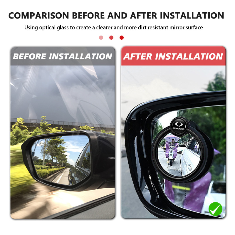 2 Stück Auto 360 °   Drehbarer – Car Blind Spot Mirror Bewertung und Preis