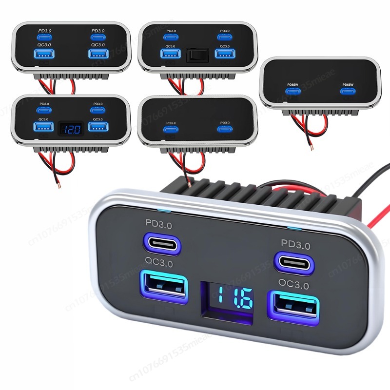 NEUE 4-Port 12-24V RV USB Outl – Car Accessories Thailand Bewertung und Preis