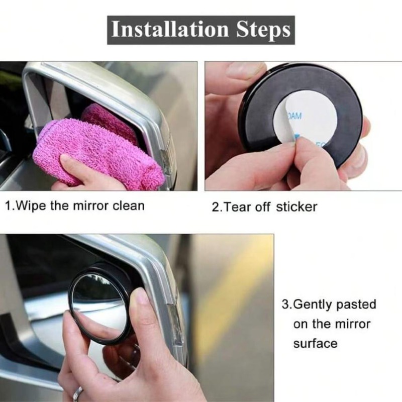 2 Stück Runder Rahmen Konvexer – Car Blind Spot Mirror Bewertung und Preis