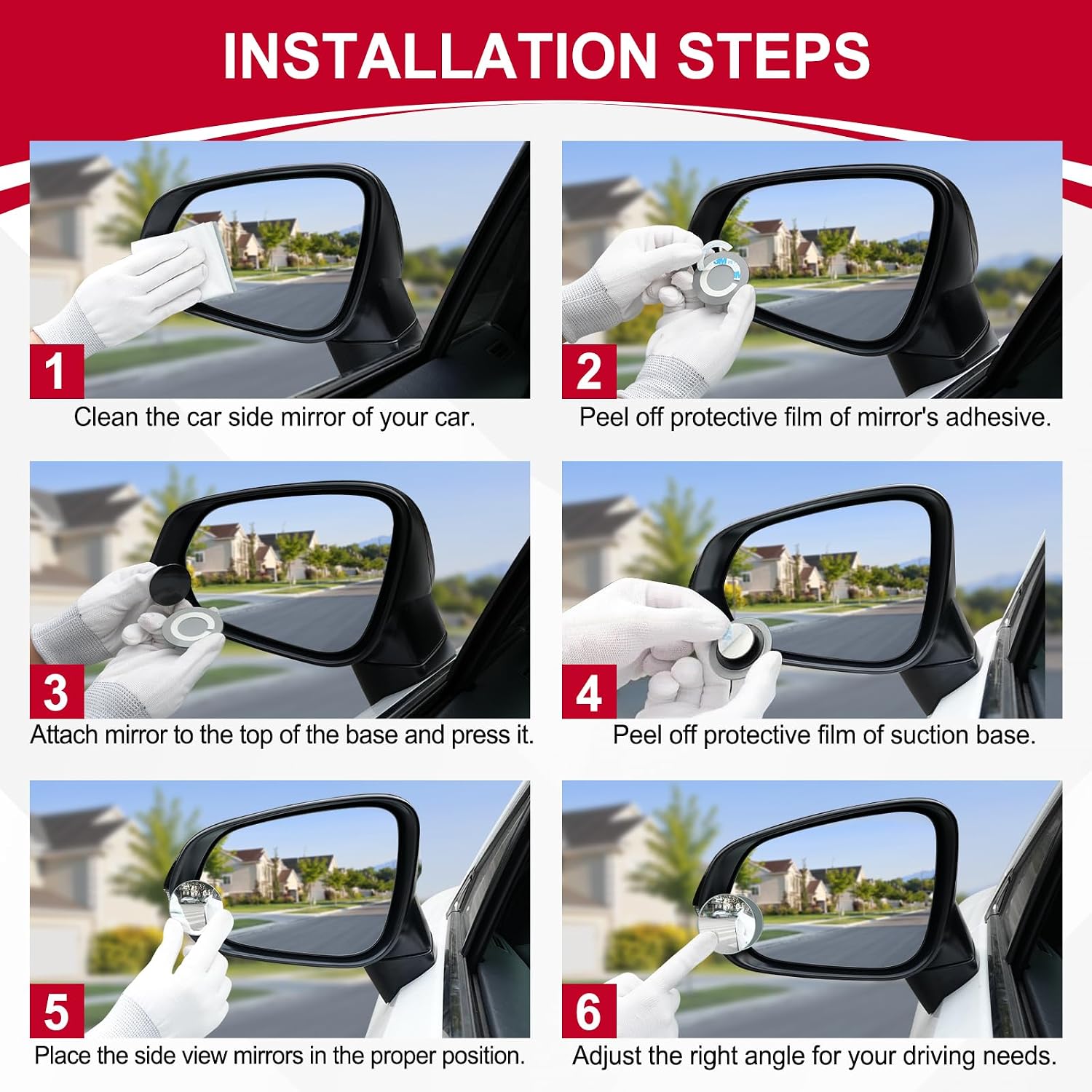 Toter-Winkel-Spiegel, Runder H – Car Blind Spot Mirror Bewertung und Preis