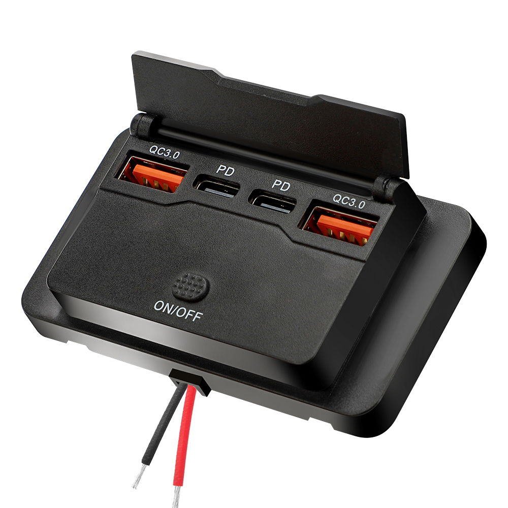 Neue 4 Ports Auto Ladegerät Bu – Car Accessories Thailand Bewertung und Preis