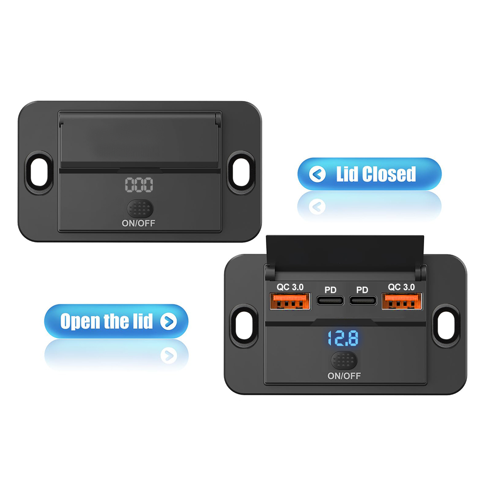 12V Rv Typ C USB-Steckdose mit – Car Accessories Thailand Bewertung und Preis